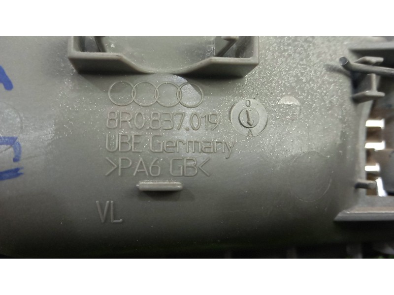 Recambio de maneta interior delantera izquierda para audi q5 (8rb) 2.0 tdi quattro referencia OEM IAM 8R0837019  