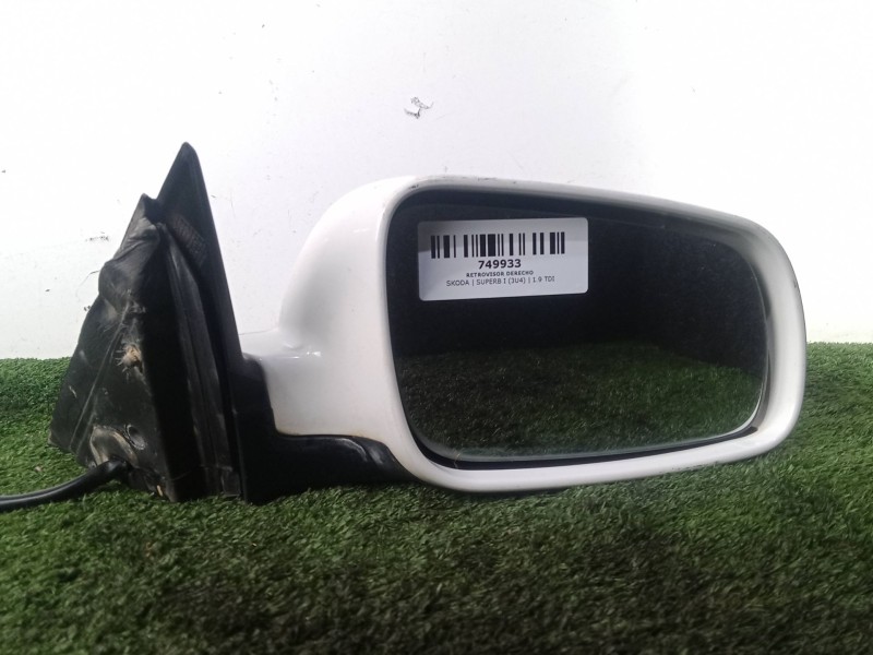 Recambio de retrovisor derecho para skoda superb i (3u4) 1.9 tdi referencia OEM IAM 6Q0972726 5.PINES 