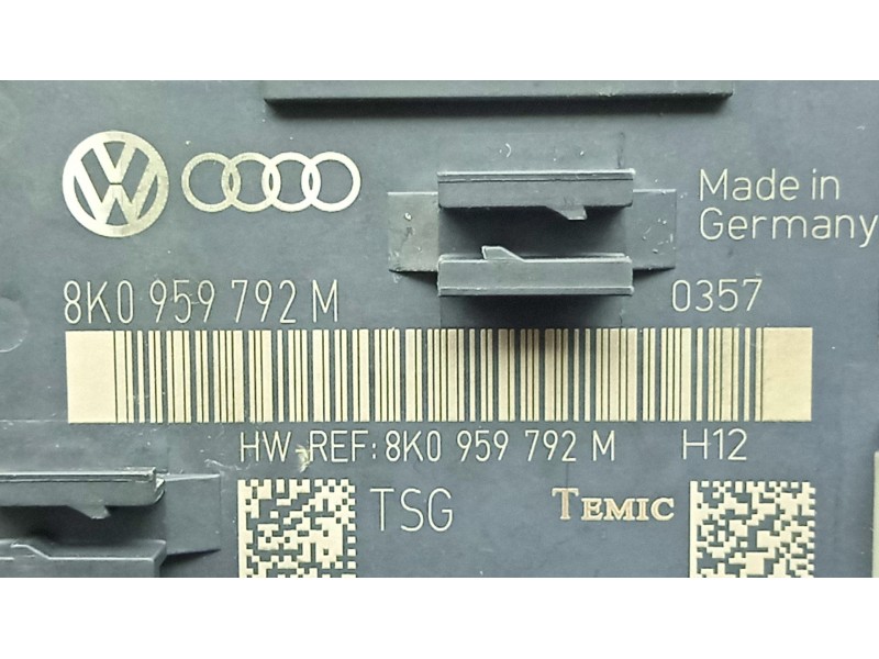 Recambio de centralita cierre para audi q5 (8rb) 2.0 tdi quattro referencia OEM IAM 8K0959792M - 8K0959792M  TEMIC