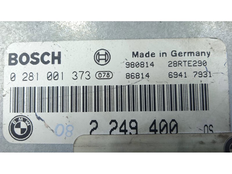 Recambio de centralita motor uce para bmw 5 (e39) 525 tds referencia OEM IAM 0281001373 - 2249400  BOSCH