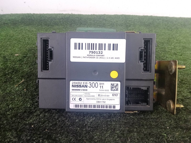 Recambio de modulo confort para nissan pathfinder iii (r51) 2.5 dci 4wd referencia OEM IAM 284B2EB300  