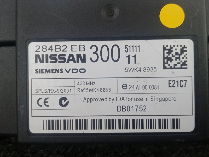 Recambio de modulo confort para nissan pathfinder iii (r51) 2.5 dci 4wd referencia OEM IAM 284B2EB300  