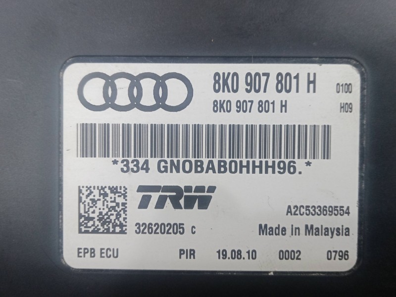 Recambio de modulo electronico para audi q5 (8rb) 2.0 tdi quattro referencia OEM IAM 8K0907801H - 32620205 - A2C53369554  TRW