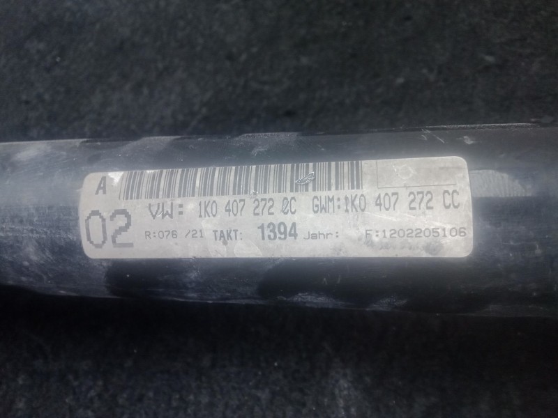 Recambio de transmision delantera derecha para volkswagen golf vi (5k1) 1.6 tdi referencia OEM IAM 1K0407272CC  