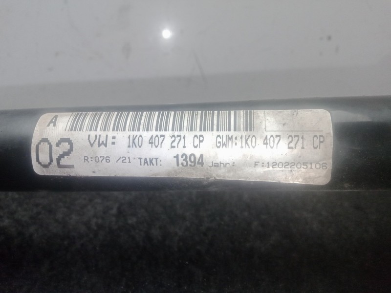 Recambio de transmision delantera izquierda para volkswagen golf vi (5k1) 1.6 tdi referencia OEM IAM 1K0407271CP  