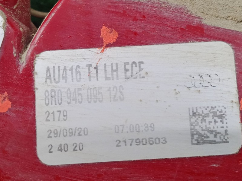 Recambio de piloto trasero izquierdo paragolpes para audi q5 (8rb) 2.0 tdi quattro referencia OEM IAM 8R094509512S - 21790503  