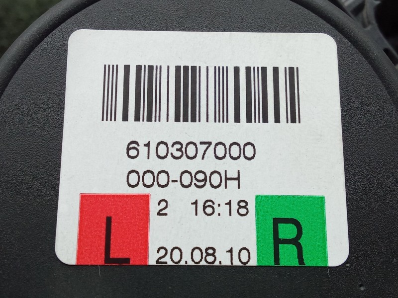 Recambio de cinturon seguridad trasero derecho para audi q5 (8rb) 2.0 tdi quattro referencia OEM IAM 610307000 - 000090H  