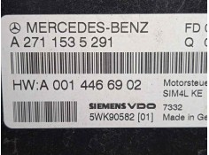 Recambio de centralita motor uce para mercedes-benz clase c (w203) sportcoupe 1.8 cat referencia OEM IAM 5WK90582-A2711535291-SI 2