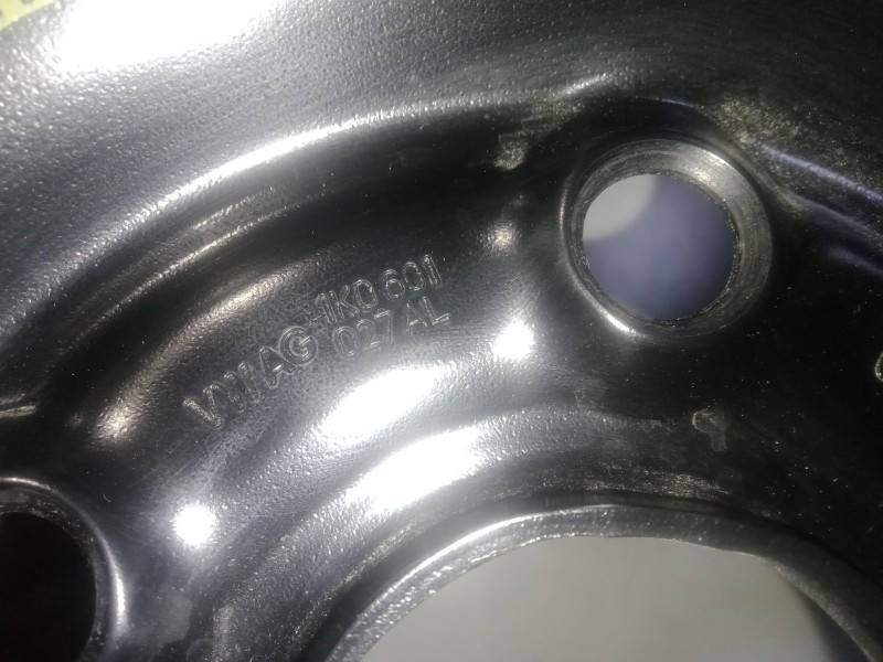 Recambio de neumatico repuesto para volkswagen golf vi (5k1) 1.6 tdi referencia OEM IAM 1K0601027AL T125/70R16 TURISMO