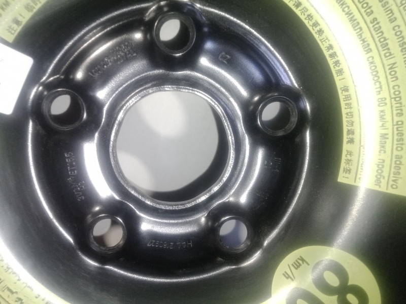 Recambio de neumatico repuesto para volkswagen golf vi (5k1) 1.6 tdi referencia OEM IAM 1K0601027AL T125/70R16 TURISMO