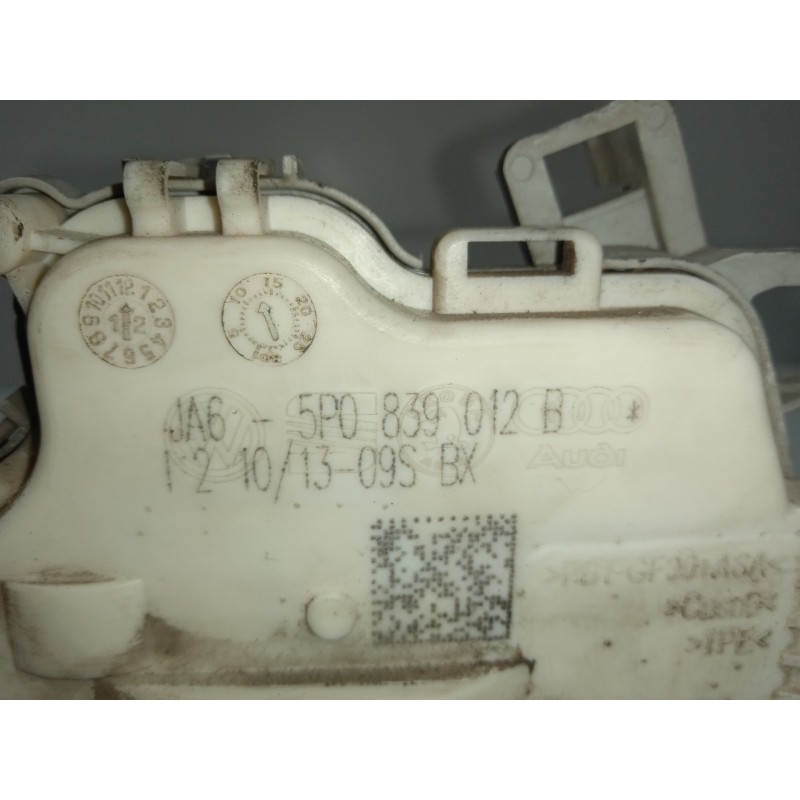 Recambio de cerradura puerta trasera derecha para seat altea xl (5p5) 1.6 bivalent - gasolina / gas licuado del petróleo. gpl re