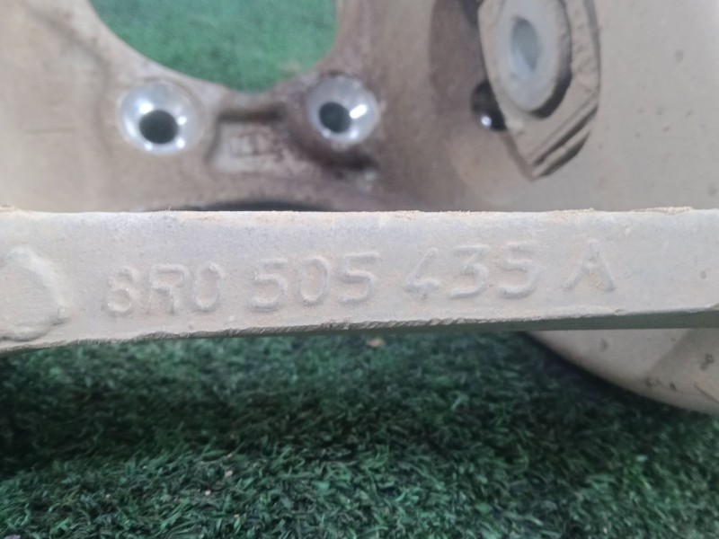 Recambio de mangueta trasera izquierda para audi q5 (8rb) 2.0 tdi quattro referencia OEM IAM 8R0505435A  ALUMINIO