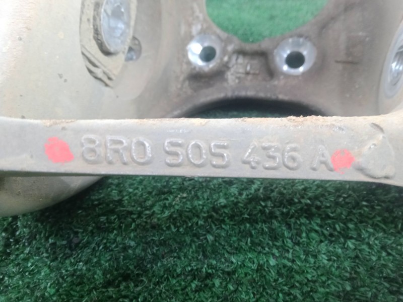 Recambio de mangueta trasera derecha para audi q5 (8rb) 2.0 tdi quattro referencia OEM IAM 8R0505436A  ALUMINIO