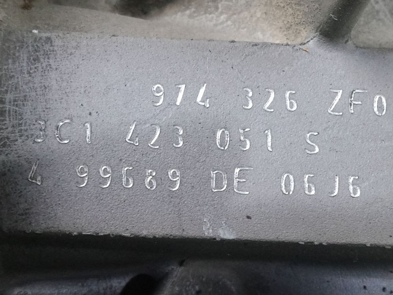 Recambio de cremallera direccion para volkswagen passat b6 (3c2) 1.9 tdi referencia OEM IAM 3C1423051S - 974326ZF0 ELECTRONICA -
