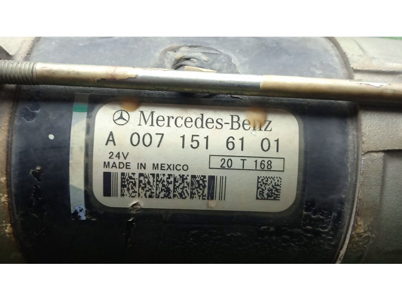 Recambio de motor arranque para mercedes-benz atego 1321 ls 4x2 referencia OEM IAM A0071516101 13.DIENTES 