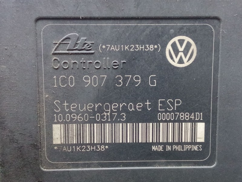 Recambio de abs para seat leon (1m1) 1.9 tdi referencia OEM IAM 1J0614517G - 10020600394 - 1C0907379G  ATE