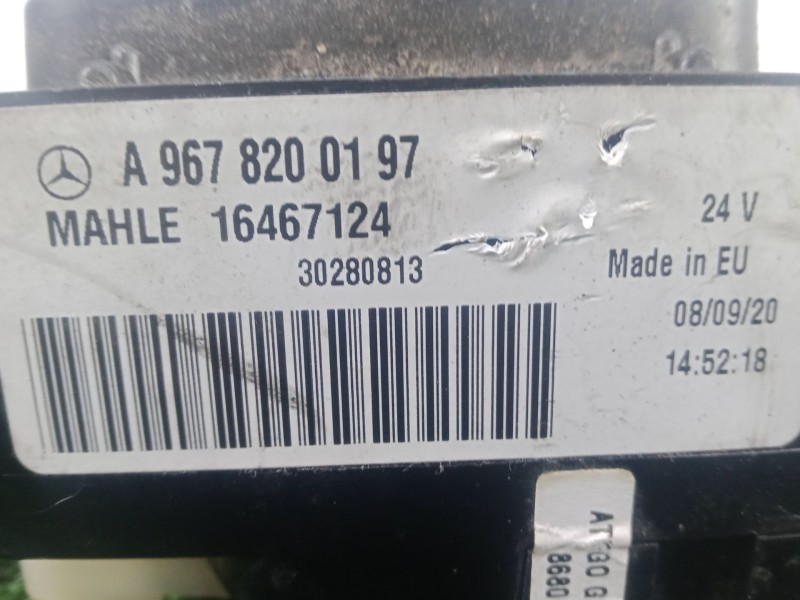 Recambio de mando calefaccion / aire acondicionado para mercedes-benz atego 1321 ls 4x2 referencia OEM IAM A9678200197 3.BOTONES