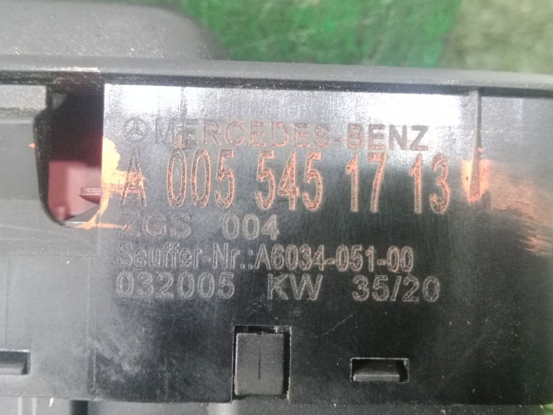 Recambio de mando elevalunas delantero derecho para mercedes-benz atego 1321 ls 4x2 referencia OEM IAM A0055451713 7.PINES 