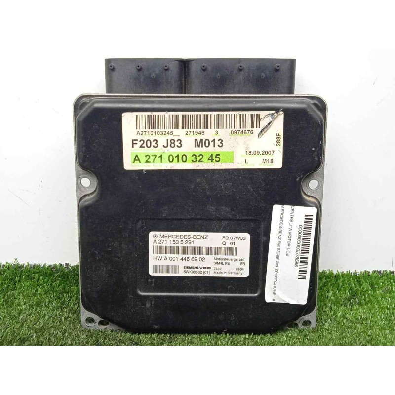 Recambio de centralita motor uce para mercedes-benz clase c (w203) sportcoupe 1.8 cat referencia OEM IAM 5WK90582-A2711535291-SI