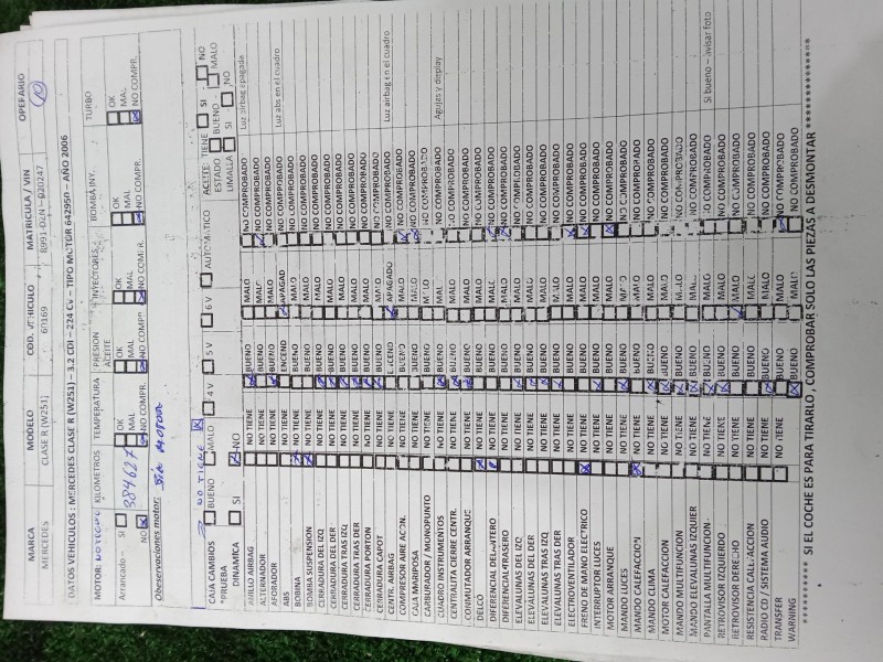 mercedes-benz clase r (w251, v251) del año 2006