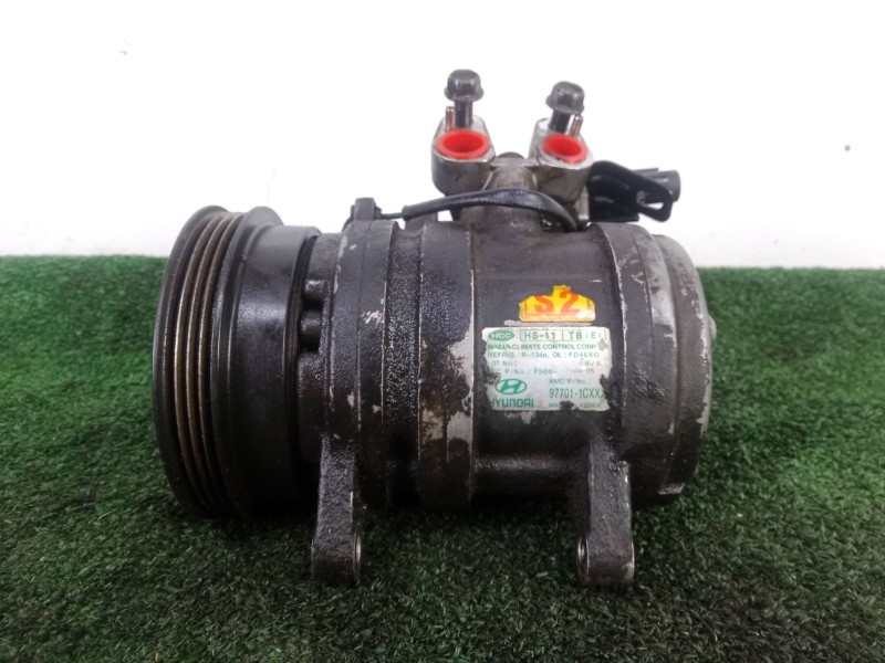 Recambio de compresor aire acondicionado para hyundai getz (tb) 1.1 referencia OEM IAM 977011CXXX 4.CANALES 