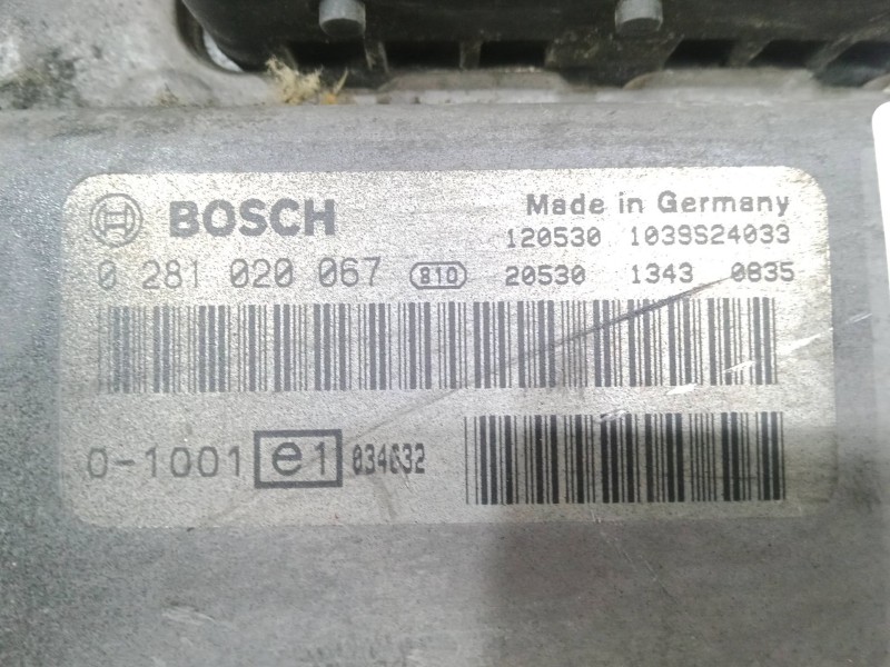 Recambio de centralita motor uce para man tg - l 12.xxx 7.0 referencia OEM IAM 0281020067  BOSCH