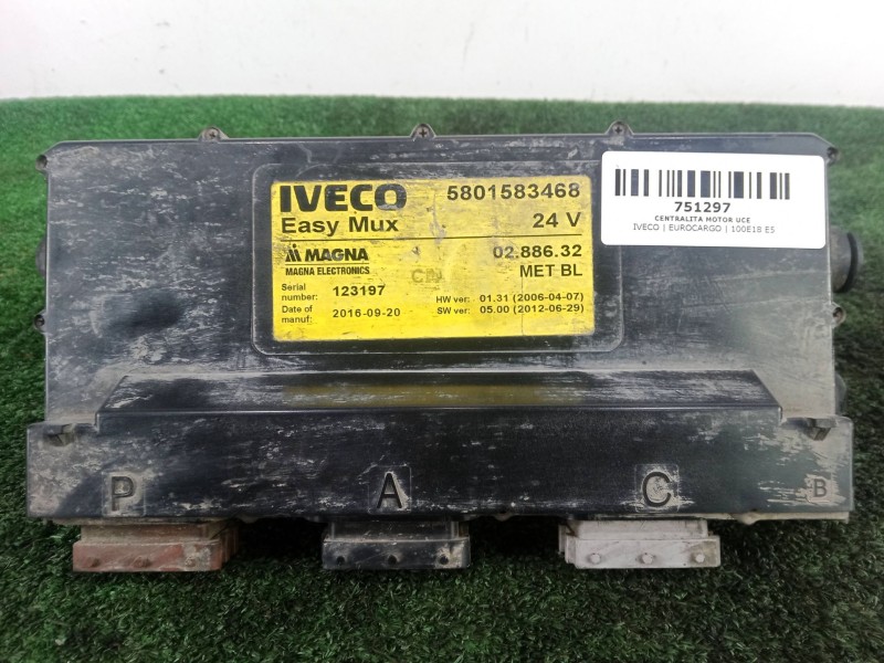 Recambio de centralita motor uce para iveco eurocargo 100e18 e5 referencia OEM IAM 5801583468 - 0288632 METBL - 24V MAGNA