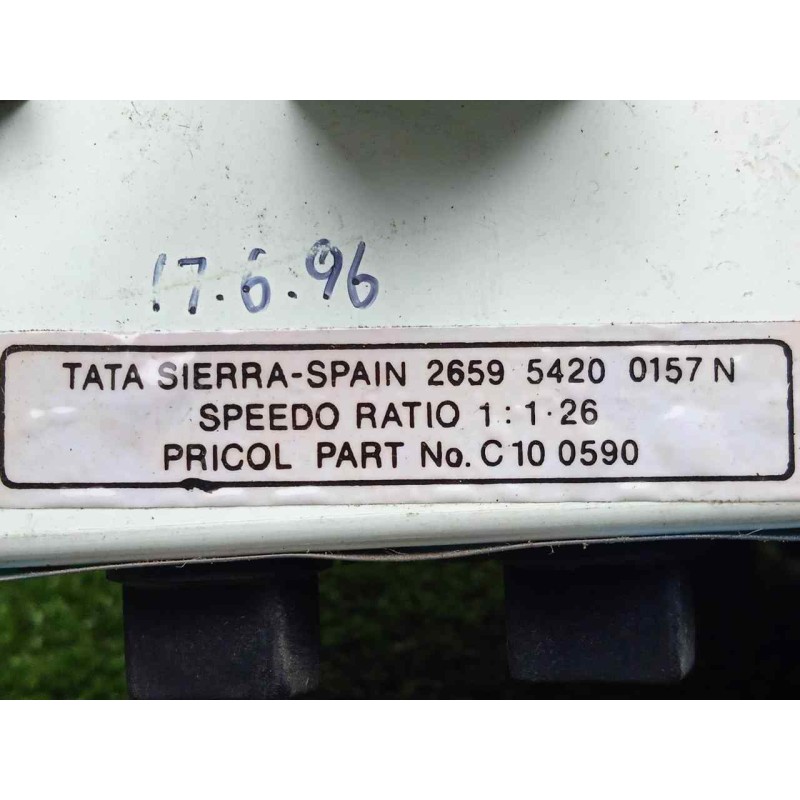 Recambio de cuadro instrumentos para tata telco sport 2.0 diesel referencia OEM IAM 265954200157N  