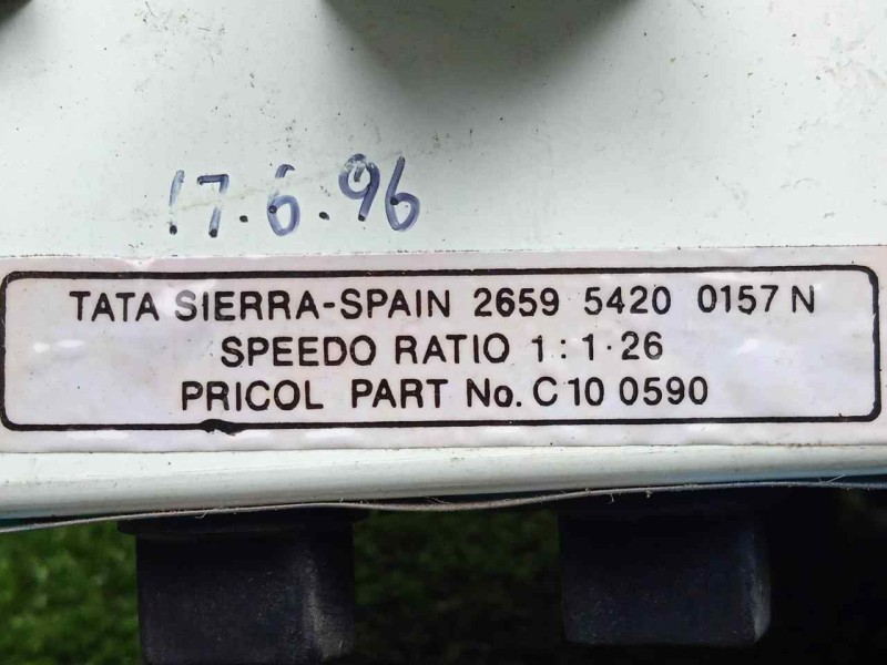 Recambio de cuadro instrumentos para tata telco sport 2.0 diesel referencia OEM IAM 265954200157N  