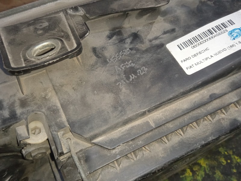 Recambio de faro derecho para fiat multipla nuevo (186) 1.9 8v jtd cat referencia OEM IAM  04-10 - BLANCO CON.ANTINIEBLA