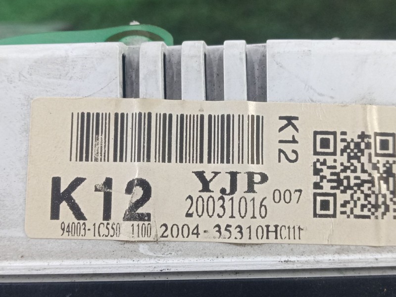 Recambio de cuadro instrumentos para hyundai getz (tb) 1.5 crdi referencia OEM IAM K12 - 20031016 - 940031C550  