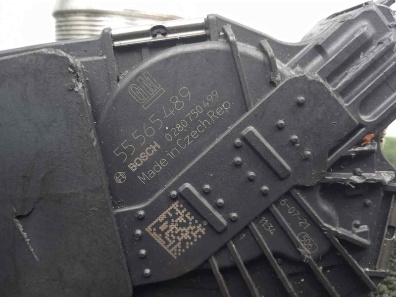 Recambio de caja mariposa para opel mokka x 1.4 16v turbo referencia OEM IAM 0280750499-55565489 6.PINES 