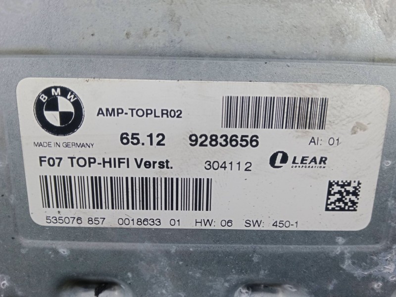 Recambio de no identificado para bmw 7 (f01, f02, f03, f04) 730 d referencia OEM IAM 9283656  