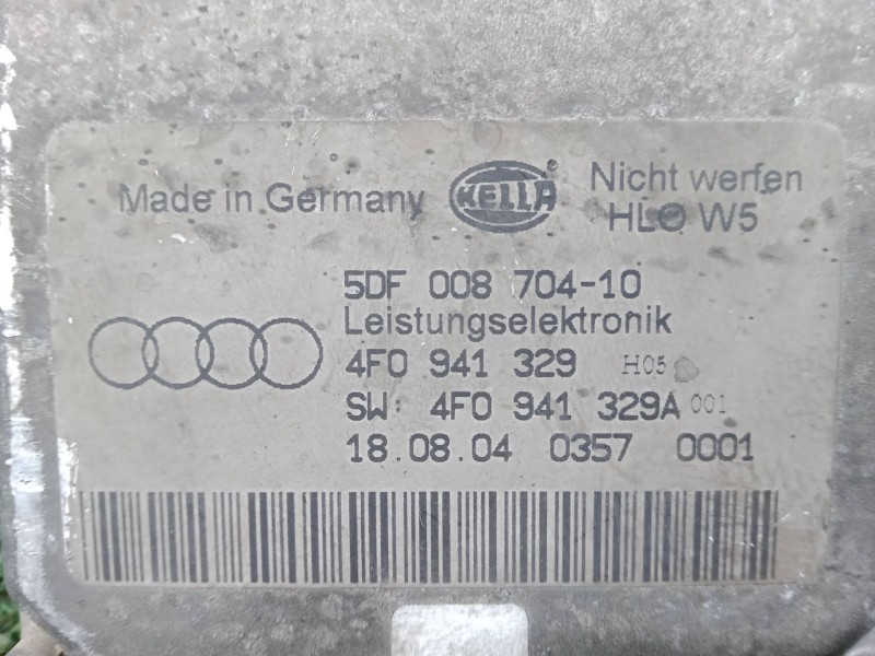 Recambio de centralita faros xenon para audi a6 c6 (4f2) 3.0 tdi quattro referencia OEM IAM 4F0941329  HELLA