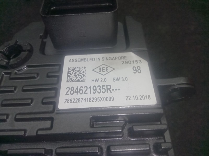 Recambio de modulo electronico para renault scénic iv (j9_) 1.3 tce 140 referencia OEM IAM 284621935R - 2862287418295 CAMARA 