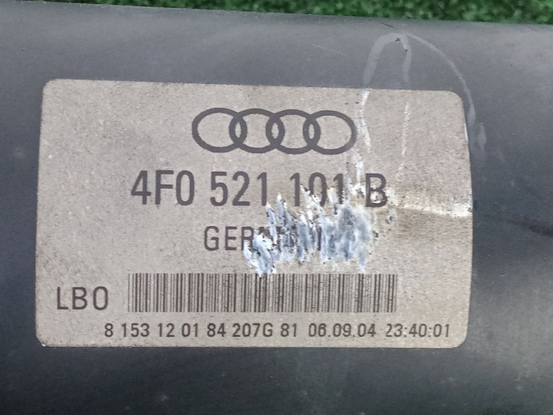 Recambio de transmision central para audi a6 c6 (4f2) 3.0 tdi quattro referencia OEM IAM 4F0121501B L1765MM - 2.TRAMOS 