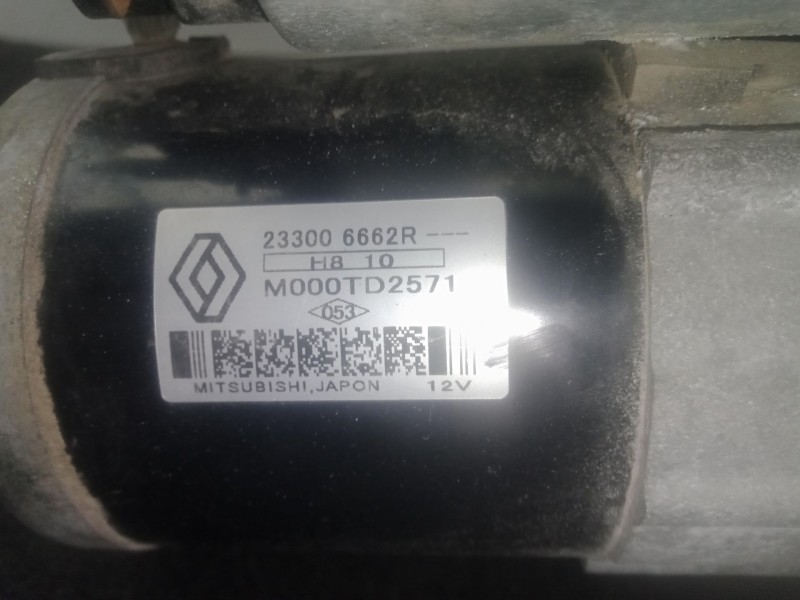 Recambio de motor arranque para renault scénic iv (j9_) 1.3 tce 140 referencia OEM IAM 233006662R - M000TD2571  
