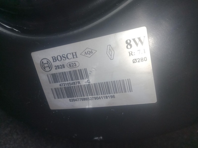 Recambio de servofreno para renault scénic iv (j9_) 1.3 tce 140 referencia OEM IAM 472105487RC - 2928623 BOSCH 