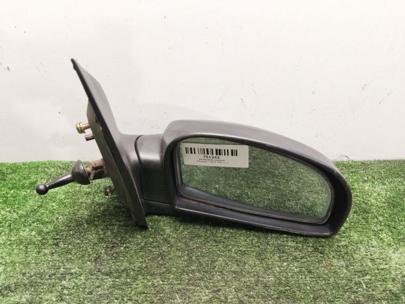 Recambio de retrovisor derecho para hyundai getz (tb) 1.1 referencia OEM IAM SIN REFERENCIA MANUAL NEGRO