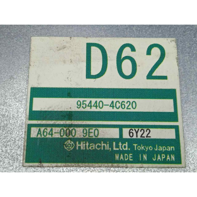 Recambio de centralita cambio automatico para kia sorento 2.5 crdi referencia OEM IAM 954404C620-A640009E0  HITACHI