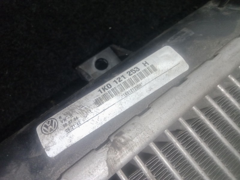 Recambio de radiador agua para volkswagen golf v (1k1) 1.9 tdi referencia OEM IAM 1K0121253H 649X415 MM 