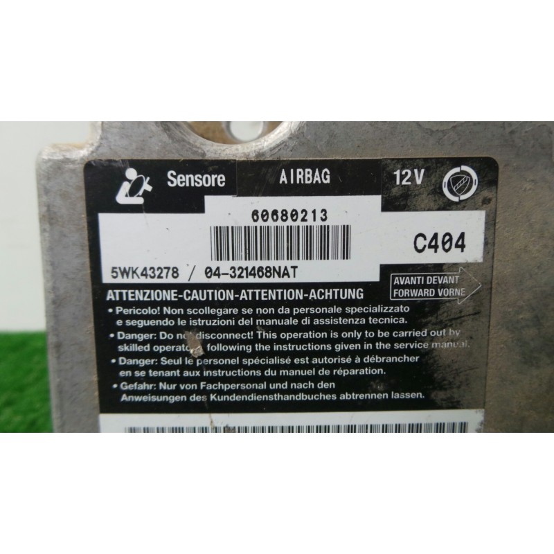 Recambio de centralita airbag para alfa romeo 156 1.9 jtd cat referencia OEM IAM 5WK43278-04321468NAT  