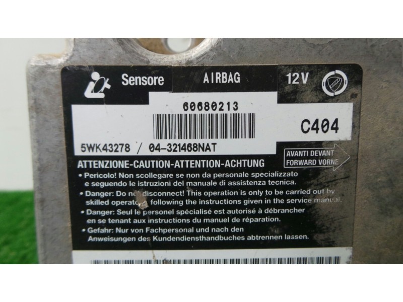 Recambio de centralita airbag para alfa romeo 156 1.9 jtd cat referencia OEM IAM 5WK43278-04321468NAT  