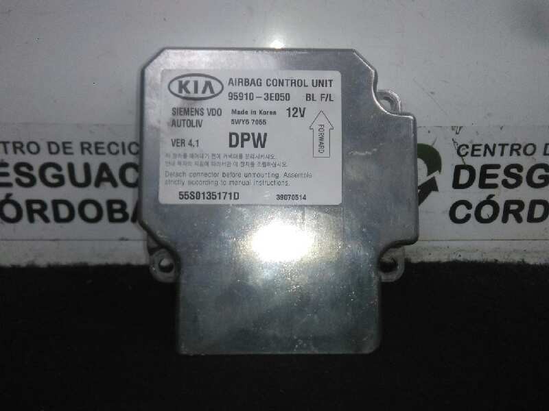 Recambio de centralita airbag para kia sorento 2.5 crdi referencia OEM IAM 5WY67055-959103E050 SIEMENS - AUTOLIV 