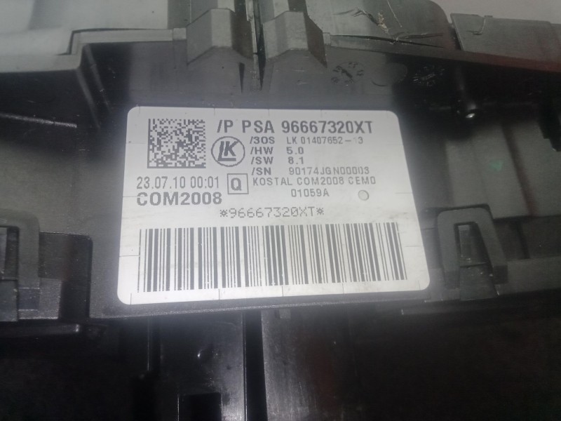 Recambio de mando luces para peugeot 5008 (0u_, 0e_) 1.6 hdi referencia OEM IAM 96667320XT - 0140765213 - COM2008 LK 