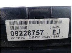 Recambio de cuadro instrumentos para opel zafira a monospace (t98) 2.0 dti 16v (f75) referencia OEM IAM 09228757 - 351184000 - 0 2