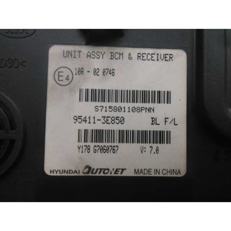 Recambio de modulo electronico para kia sorento 2.5 crdi referencia OEM IAM 954113E850  