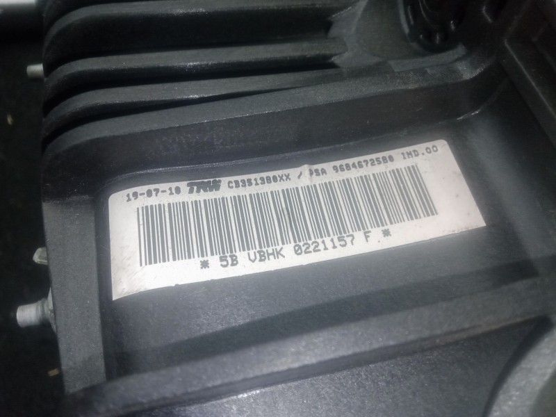 Recambio de airbag delantero derecho para peugeot 5008 (0u_, 0e_) 1.6 hdi referencia OEM IAM 9684672580 - CB351380 TRW 