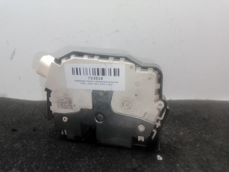 Recambio de cerradura puerta delantera derecha para mini mini (r50, r53) one referencia OEM IAM 01653955983 - 97844416272 7 PINE