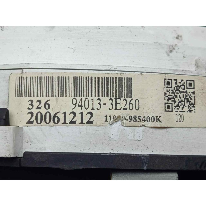 Recambio de cuadro instrumentos para kia sorento 2.5 crdi referencia OEM IAM 20061212-940133E260 2.CONECTORES 